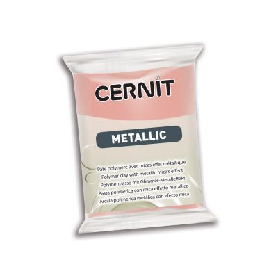 Polymer clay Cernit Metallic 56g 052 pink gold