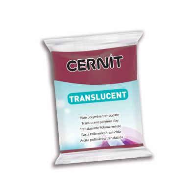 Polymer clay Cernit Translucent 56g 411 wine red