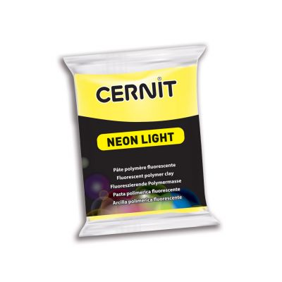 Polymer clay Cernit Neon 56g 700 yellow-yellow