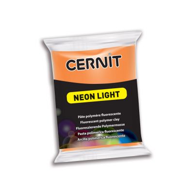 Polymer clay Cernit Neon 56g 752 orange-orange