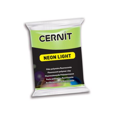 Polymer clay Cernit Neon 56g 600 green-green