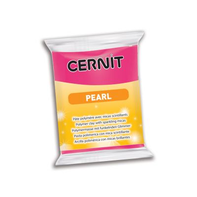 Polymer clay Cernit Pearl 56g 460 magneta