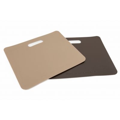 Seat base 370x310mm portable brown plastic PVC, Prolexplast