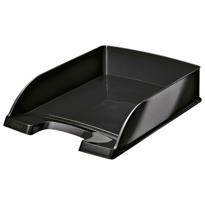 Letter tray 255x70x357mm Leitz Plus WOW, glossy black