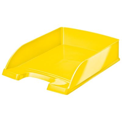Letter tray 255x70x357mm Leitz Plus WOW, glossy yellow