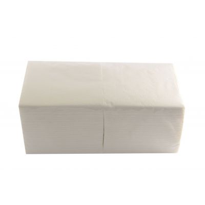 Napkin white 33x33 cm 400 pcs/pk 1-ply