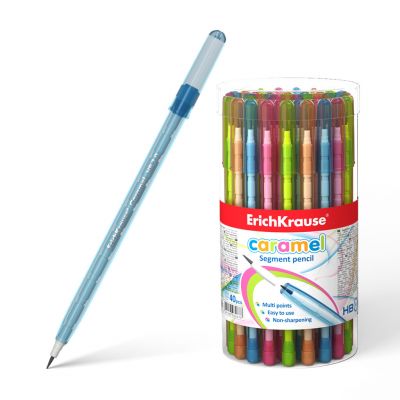 Push point pencil ErichKrause® Caramel 1.5 mm, HB (tube 40 pcs.)