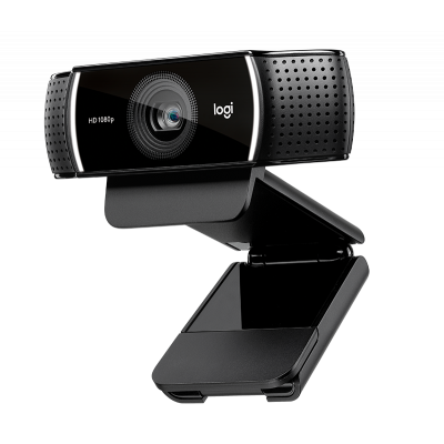 Webcam Logitech HD Pro Webcam C922 Pro, Full-HD 1080p 30fps / 720p fluid 60fps H.264, 2YW