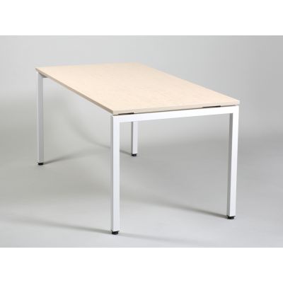 Laud/töölaud PIANO U-jalaraamil 1200x600mm, K-740mm/ mel. plaat +valge jalaraam