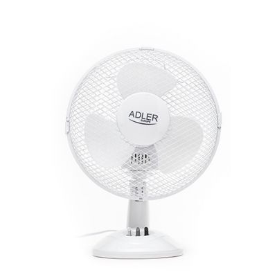 Fan for table 23cm AD7302 - 2 speeds, 2 directions of movement (horizontally rotating), 22W-max45W 56dB, tiltable 26 degrees