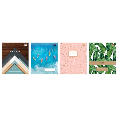 Notebook 165x208 24 sheets, 5x5 squares, MIX assorted Interdruk