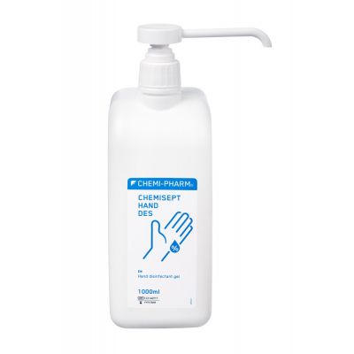 Antiseptic hand gel Chemisept Hand Des 1L (pump bottle)