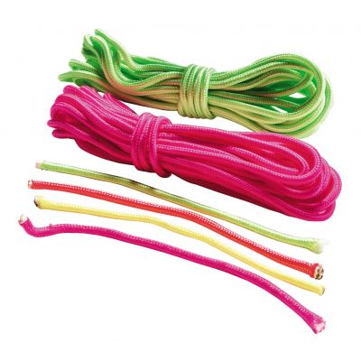 Jump ropes, braided, without handle, 10 m, 4 pcs