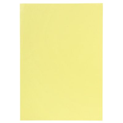 Colored paper, A3 120g, 100 sheets, lemon yellow
