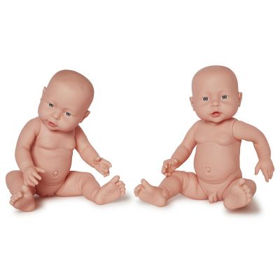 Anatomical baby dolls Markus and Emma, ​​40 cm, PVC, 3+