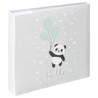 Fotoalbum 200 pilti Hama `Hello Panda` Memo Album, 10x15, pastelne, CD-tasku, 22,5 x 22 x 5 cm