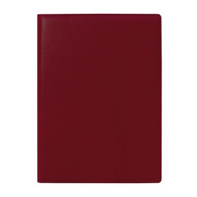 Covers for A4 documents burgundy / black, imitation leather