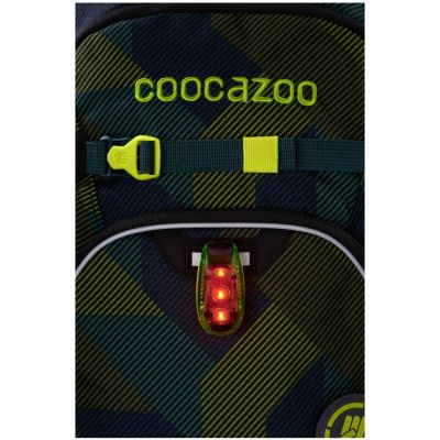 Security light Coocazoo LED green, for backpack and backpack, with mounting bracket