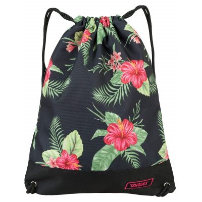 Backpack with laces Target Urban Floral Black