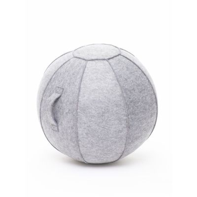 Istumispall/Tasakaalupall Stoo Active Ball D-65cm, käepide/ helehall vilt, kasutaja kasvule kuni 175cm ja kaalule kuni 180kg