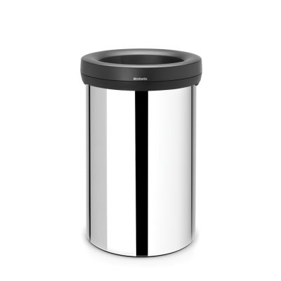 Prügikast 60L, Brabantia Open Top, K-63,5cm, D-40,0cm/ Brilliant Steel, läikiv teras