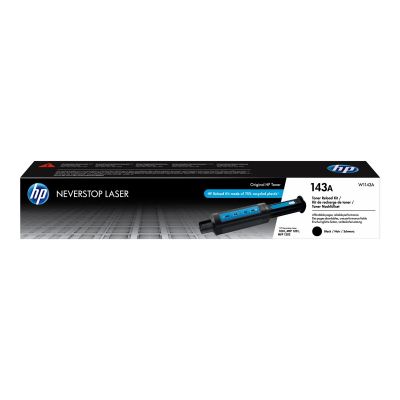 Tooner HP 143A W1143A Black/must 2500lk toner Reload Kit for Neverstop Laser 1001nw/1202w, MFP1201n/1202nw