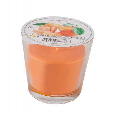 Scented candle in glass Mandarin (20h burning time)