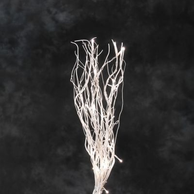 White tree branch with 20ww LED light, K-50cm, 2.0m white cable
