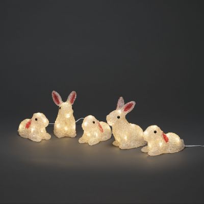 "Light chain RABBITS 5pcs, K-15 / 8cm