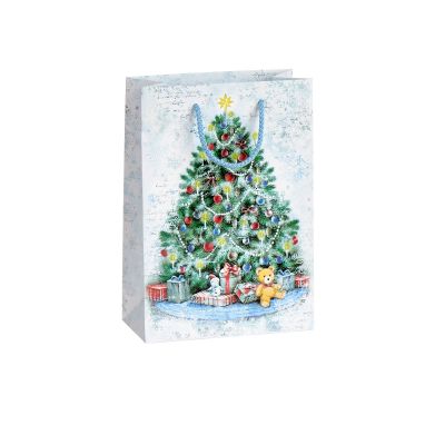 Gift bag Christmas tree, 16x8x23cm