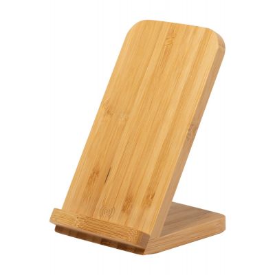 Wireless charger DIMPER bamboo