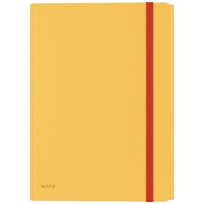 Kummiga mapp lisataskuga trukiga, 235 x 8 x 320mm Leitz Cosy, PP, kollane