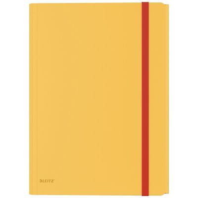 Leitz Cosy Mobile 3-Flap Folder with Pocket, 235 x 8 x 320 mm, Warm Yellow