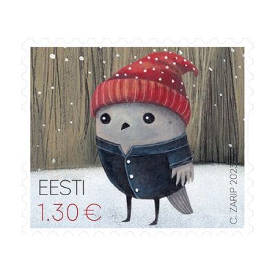 Postage stamp nominal 0,90 eur, Christmas