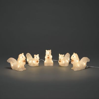 "Light chain SQUIRRELS 5pcs, K-12 / 8cm