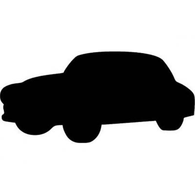 Seinatahvel Autokujuline must SECURIT Silhouette CAR, K-19x49,5x0,3cm+ marker ja kinnitused/ ilma raamita, kompl.