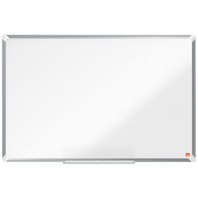 Valgetahvel NOBO Premium Plus Enamel 900x600mm, Magnetic, nurkadest kinnitatav/ al.raam