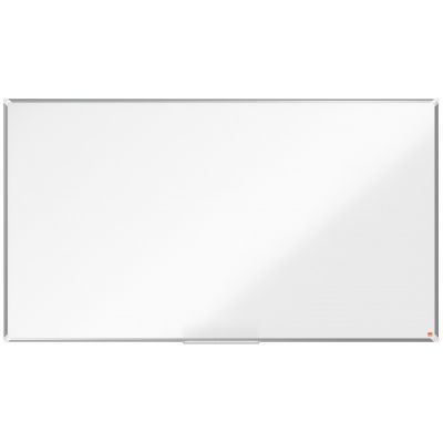 Valgetahvel NOBO Premium Plus Enamel Widescreen 85" 1880x1060mm, Magnetic, nurkadest kinnitatav/ al.raam