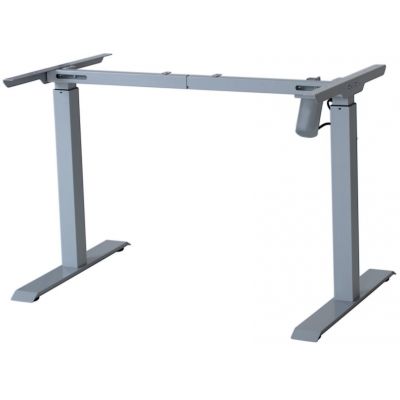 Adjustable table legs SUN-FLEX Deskframe II silver gray, H-700 ... 1170mm, 1 electr. engine, 600602 / set