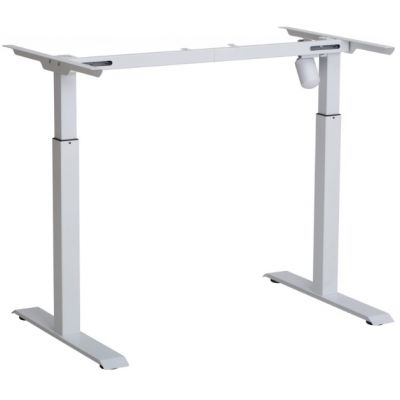 Adjustable table legs SUN-FLEX Deskframe II white, H-700 ... 1170mm, 1 electr. engine, 600702 / set