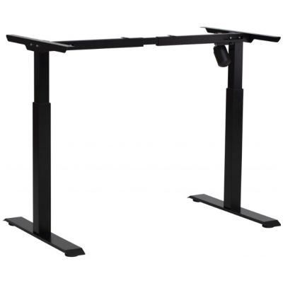 Adjustable table legs SUN-FLEX Deskframe II black, H-700 ... 1170mm, 1 electr. engine, 600802 / set