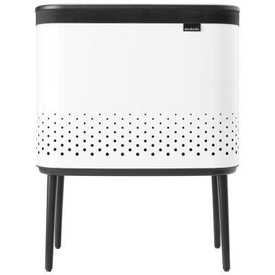 Laundry basket BO 60L on legs, Brabantia 200502, K-67cm, L-54cm, D-32cm / White, white