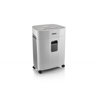 Paberipurustaja DAHLE PaperSAFE 260, 4x12mm, P4/F1/O1/T4/E3,12 lehte.25L,krediitkaardid,CD-DVD,klambrid, valge/hall