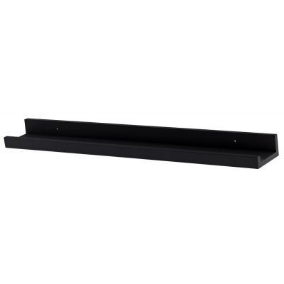 Picture Shelf Black MDF 00923, 70cm