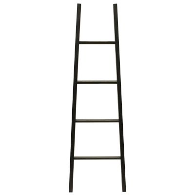 Ladder black 79920,H-155x31/48cm, 2.6kg/ wood