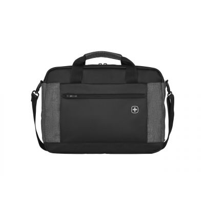 Sülearvutikott Wenger Underground kuni 16", must/hall polyester, 9 x 43 x 31 cm, 800gr, tahvelarvuti tasku kuni 10´