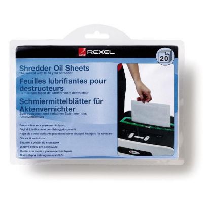 Rexel Shredder Oil Sheets (pack of 20)