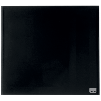 Glass plate NOBO 450x450 Black, magnetic / black