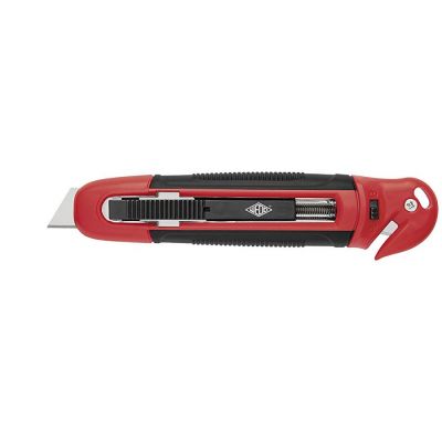 Turvanuga Wedo Safety Cutter Standard kahepoolne 15mm tera ja konks kile lõikamiseks, punane