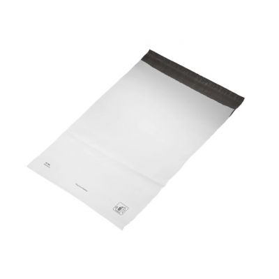 Plastic envelope 35x45 + 5cm double adhesive strip, black and white 100pcs / pack